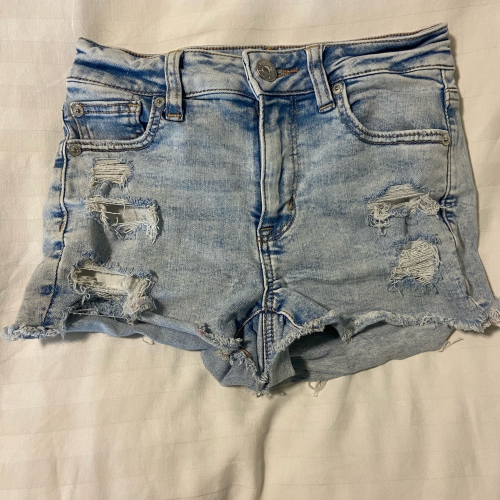 American eagle ripped jeans shorts